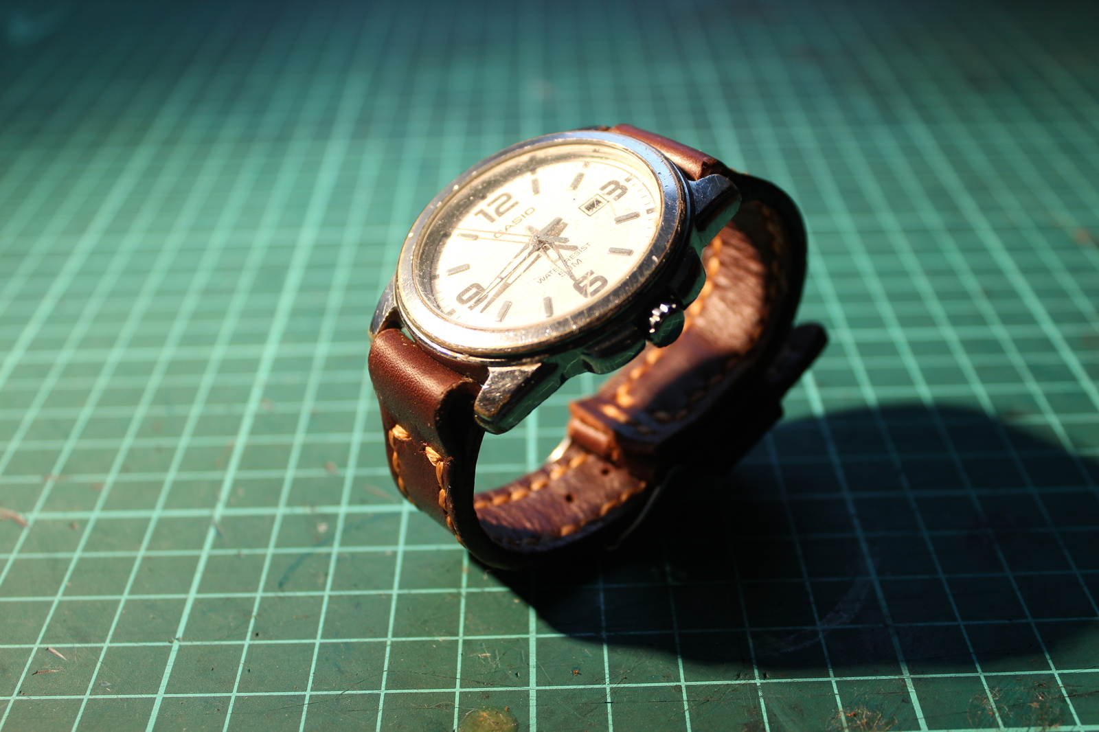 How do I make a watch strap? With my own hands) - My, Leather, Longpost, My, Strap