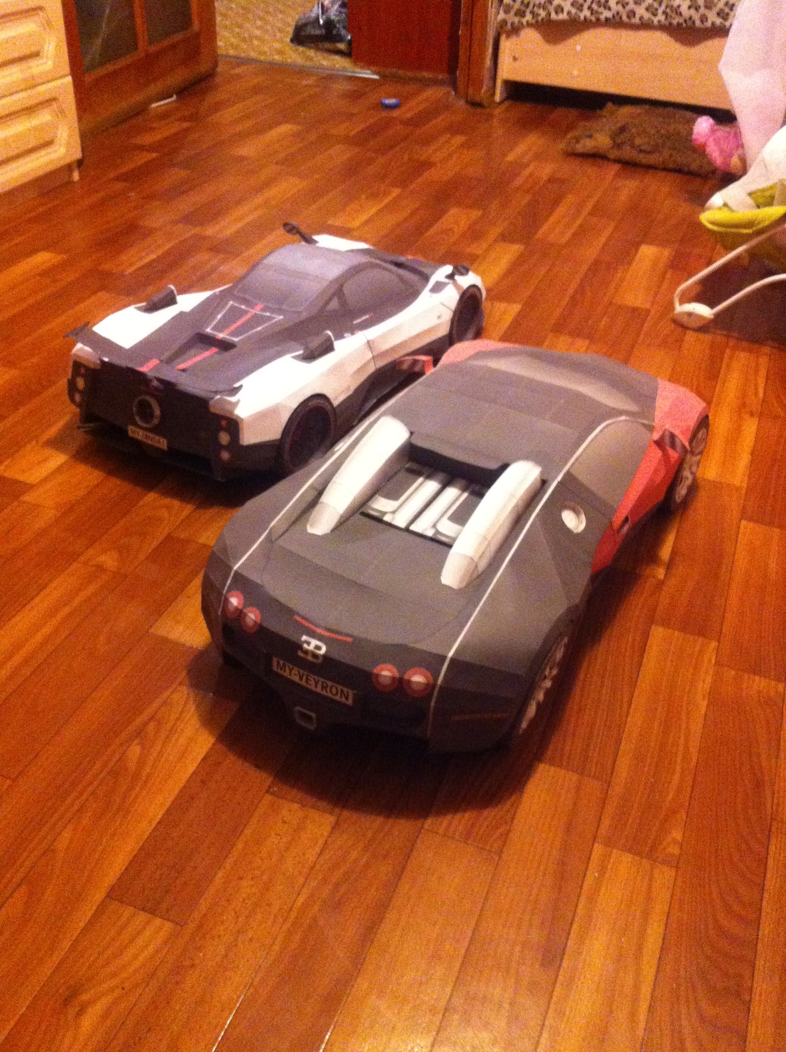 Bugatti Veyron - My, Bugatti, , Papercraft, , 1:6, , , Longpost