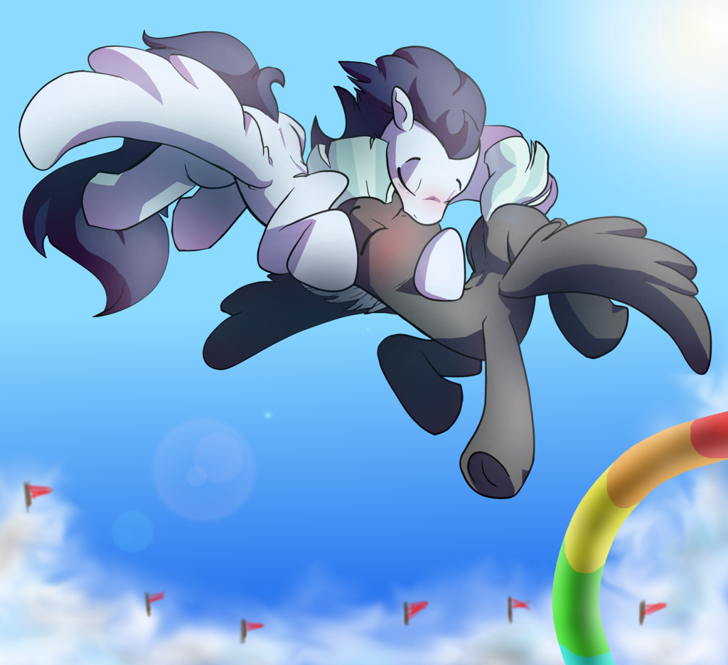 Fly By - My little pony, MLP gay, Soarin, Thunderlane, Shipping