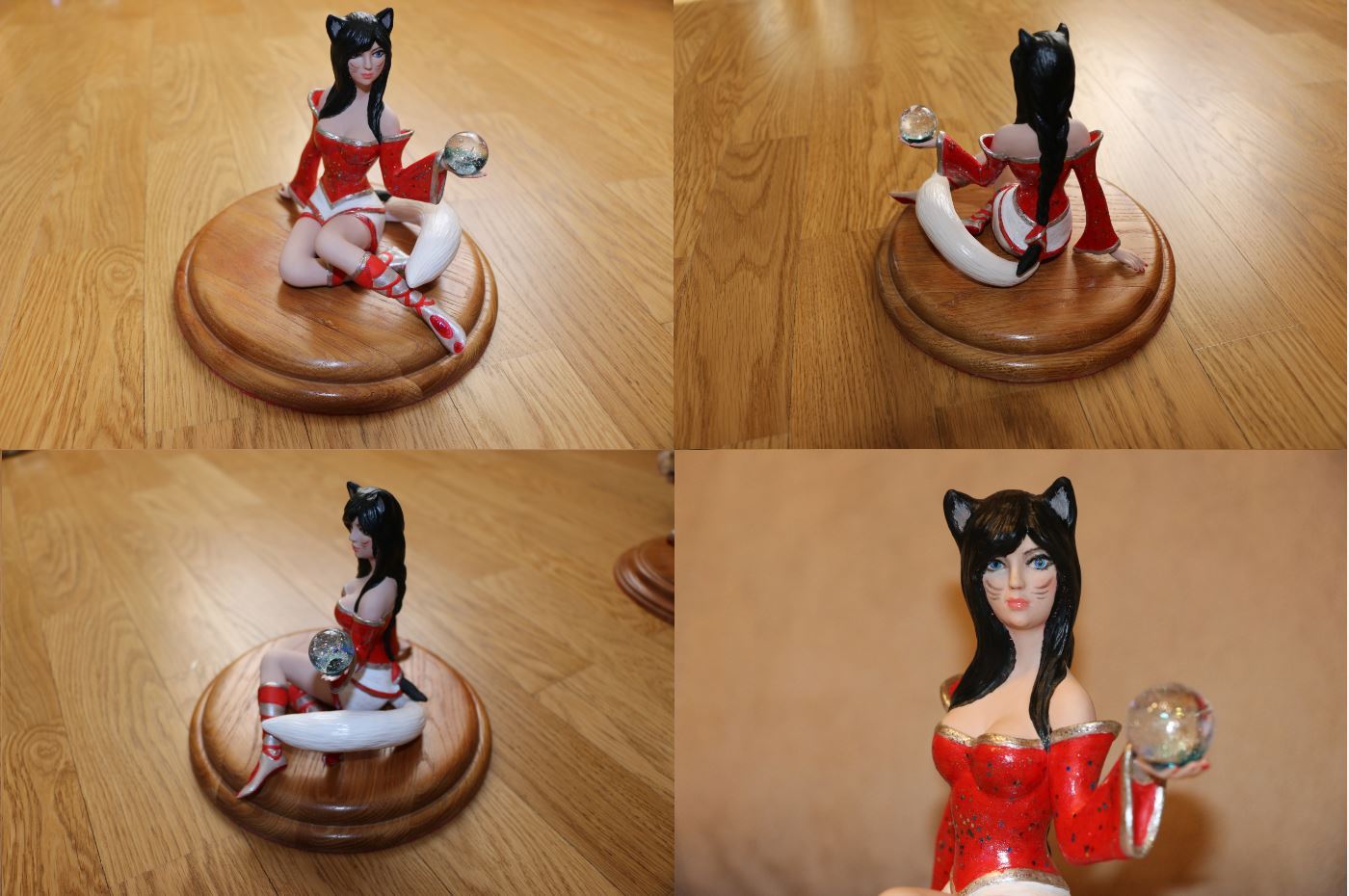 League of Legends champion figurines - My, Sona, League of legends, Ahri, Sivir, Games, Creation, Longpost