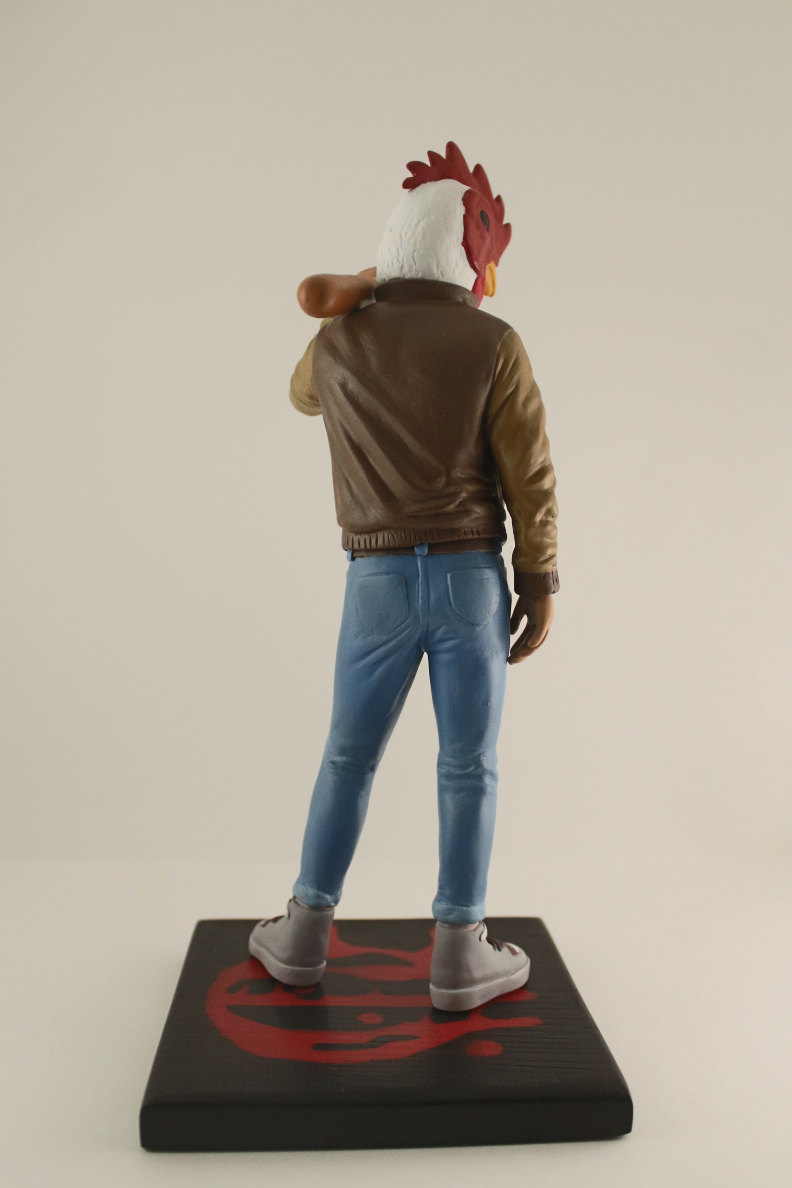 Figure Jacket from HOTLINE MIAMI - My, Hotline miami, Figurines, Polymer clay, Hotline miami 2, Jacket, Richard, The statue, Retrowave, Longpost, Sculpture