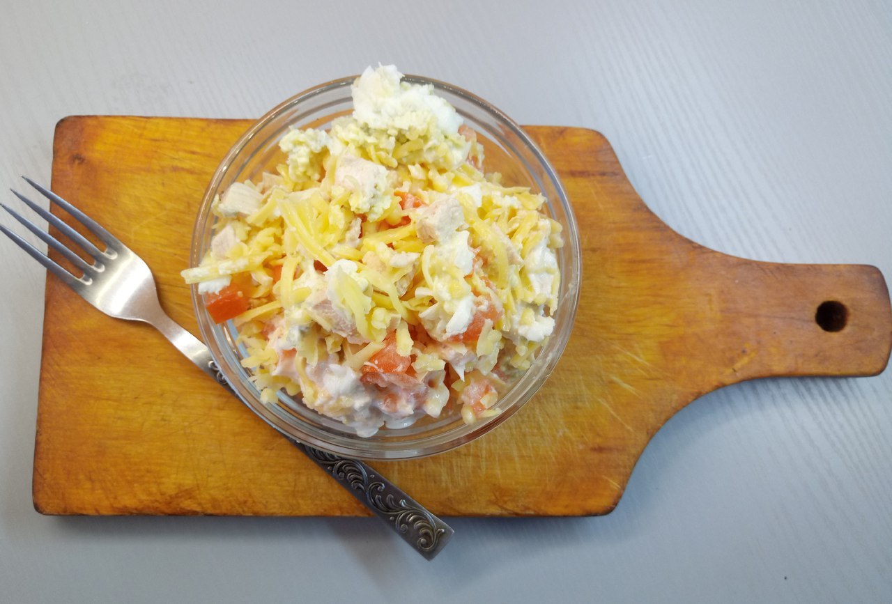 Edelweiss salad - My, Salad, Food, Recipe, Yummy, Diet, Video