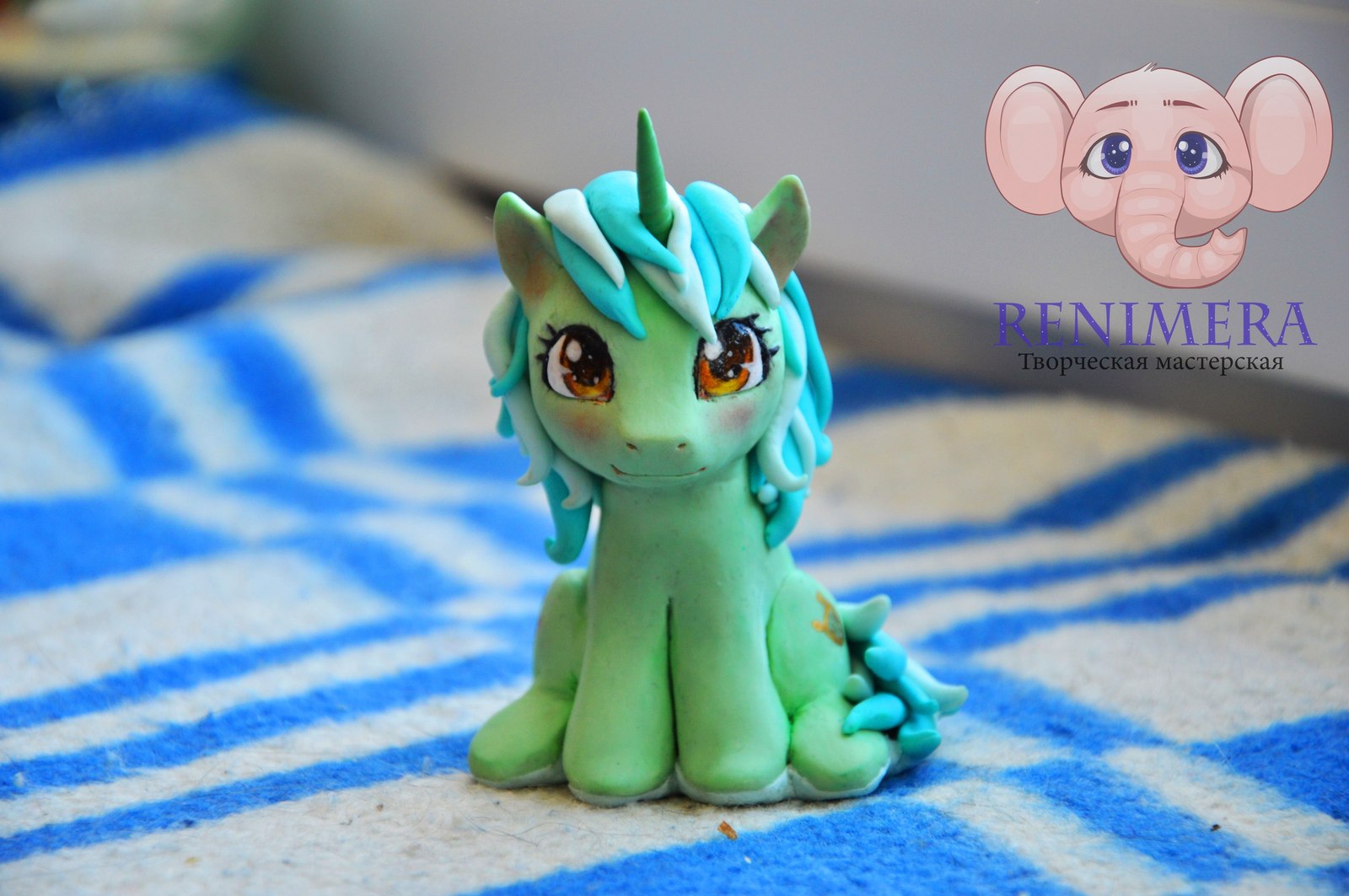 Polymer clay pony - My, My little pony, Polymer clay, Handmade, Longpost, Lyra heartstrings