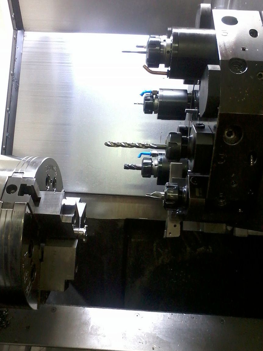 Work - My, CNC, Work, Turning machine