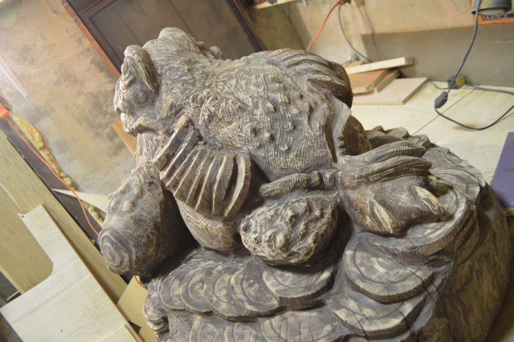 how i made big money - My, Alexander Ivchenko, Chainsaw sculpture, Toad, Feng Shui, Money, Longpost, Chainsaw, Video