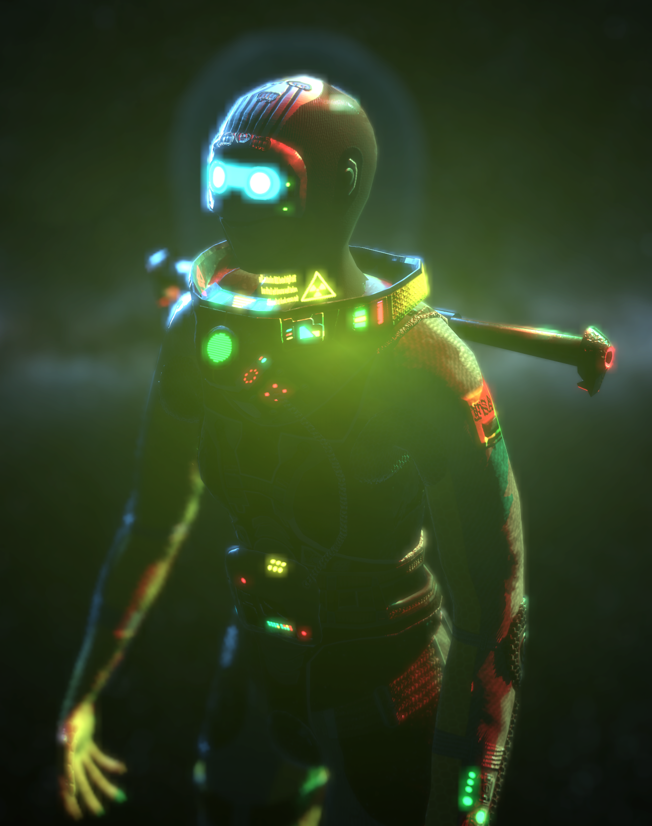 Astronaut - My, Zbrush, 3D modeling, 3D model, Космонавты, Longpost