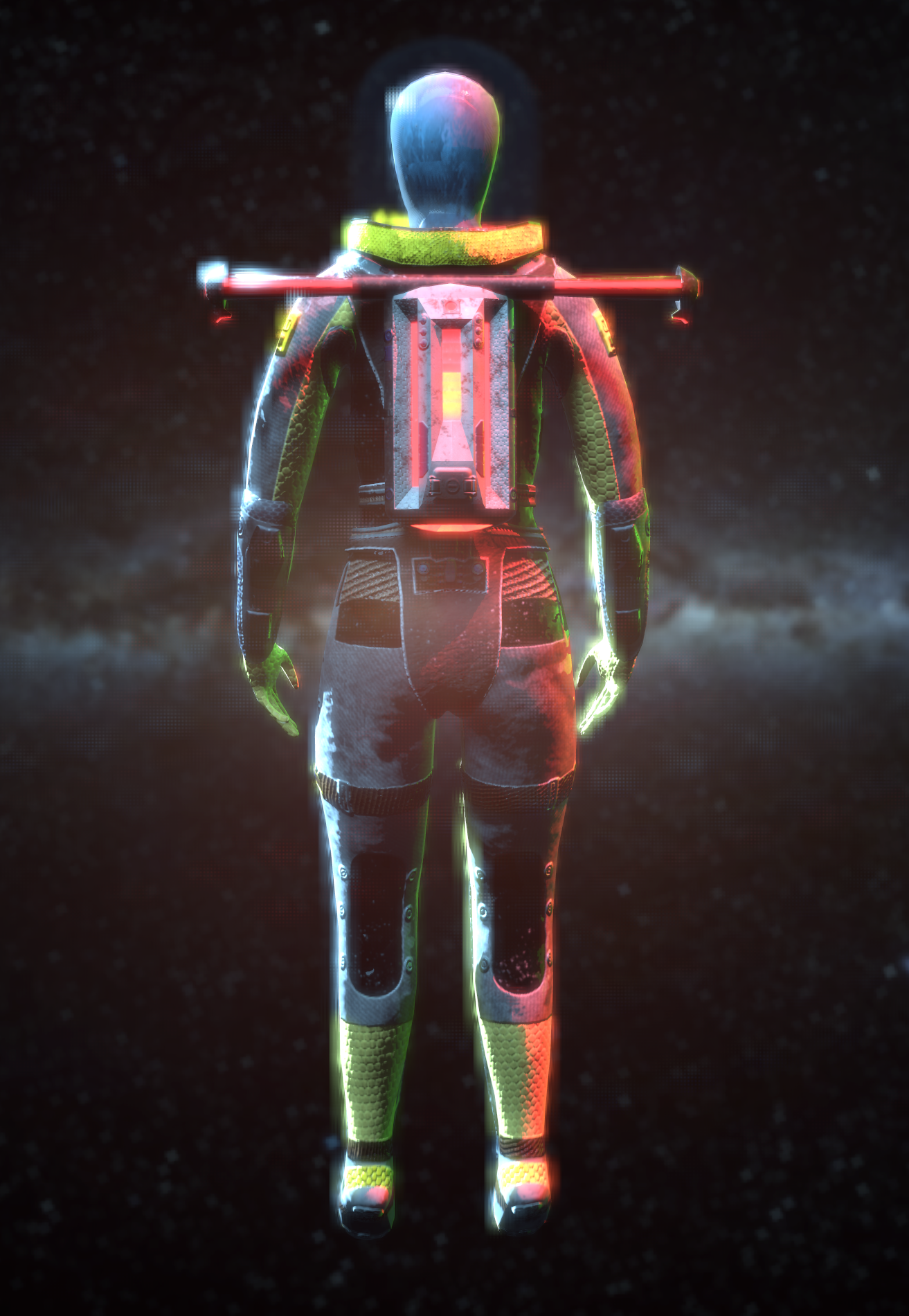 Astronaut - My, Zbrush, 3D modeling, 3D model, Космонавты, Longpost