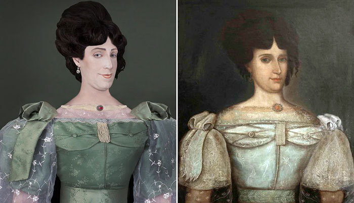 Peruvian recreates portraits of his aristocratic ancestors - Interesting, Time travel, Longpost