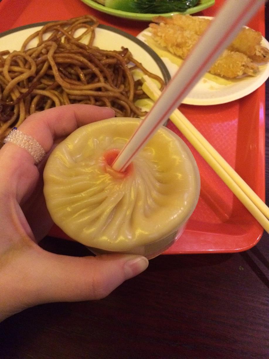 Why don't we drink ... dumplings? - My, Dumplings, China, Shanghai, Soup