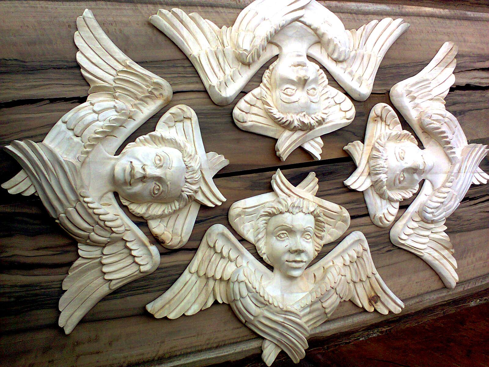 Cherubim, almost in stages - My, Wood carving, Cherub, Woodworking, Longpost