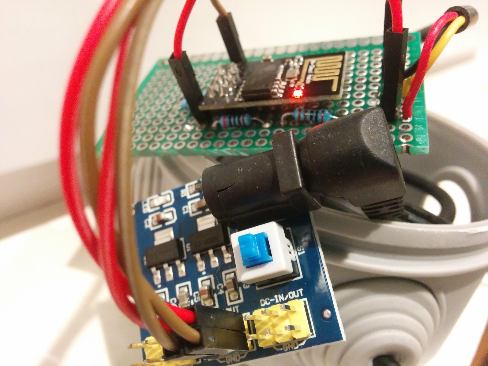 Wi-fi thermometer on ESP8266. Part 1. We assemble the air temperature sensor on the ESP-01 - My, Do it yourself, Esp8266, Arduino, Electronics, Programming, Nodemcu, With your own hands, Longpost