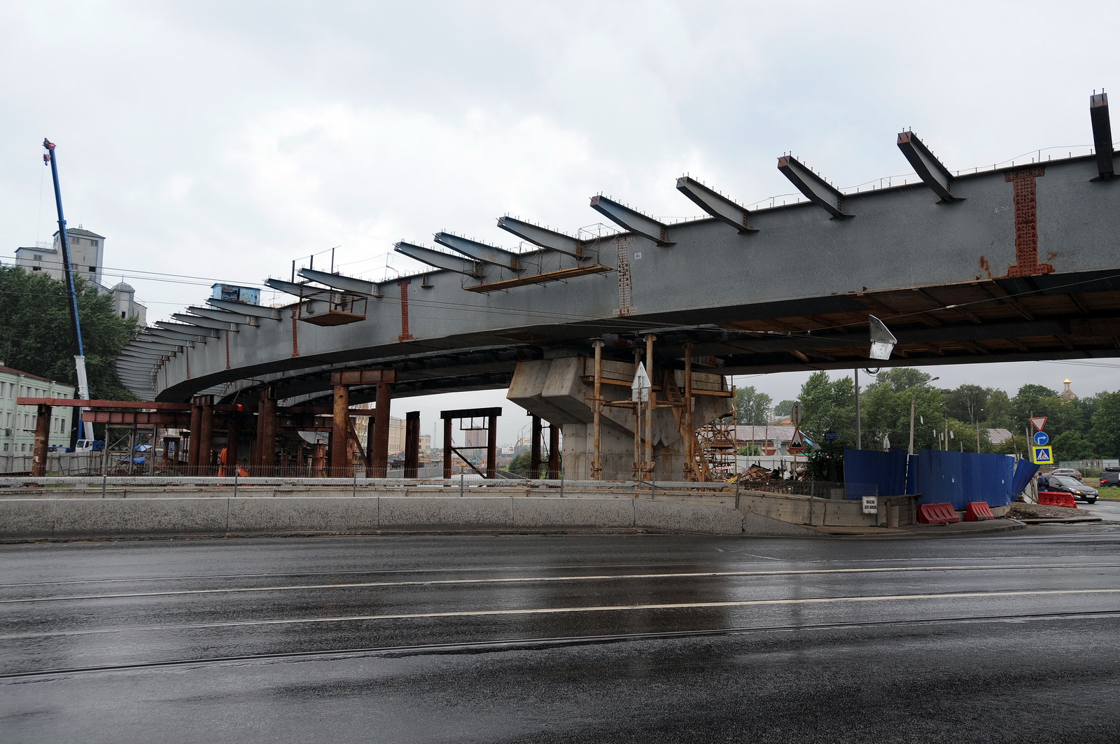 Traffic interchange at the intersection of Obukhovskoy Oborony Avenue and Obvodny Canal - Interchange, Saint Petersburg, Obvodny Canal, When, Longpost