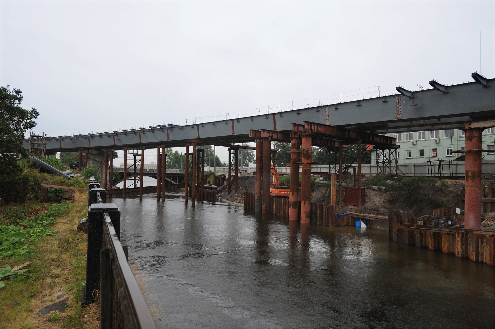 Traffic interchange at the intersection of Obukhovskoy Oborony Avenue and Obvodny Canal - Interchange, Saint Petersburg, Obvodny Canal, When, Longpost