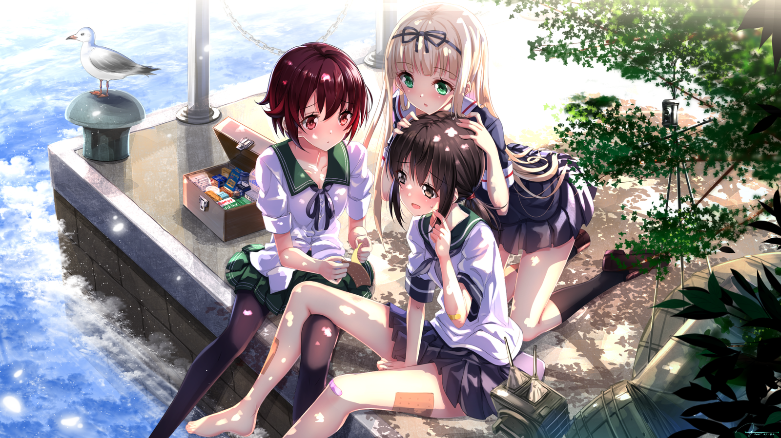 Friends - Anime art, Anime, Fubuki, Mutsuki, Yuudachi, Kantai collection