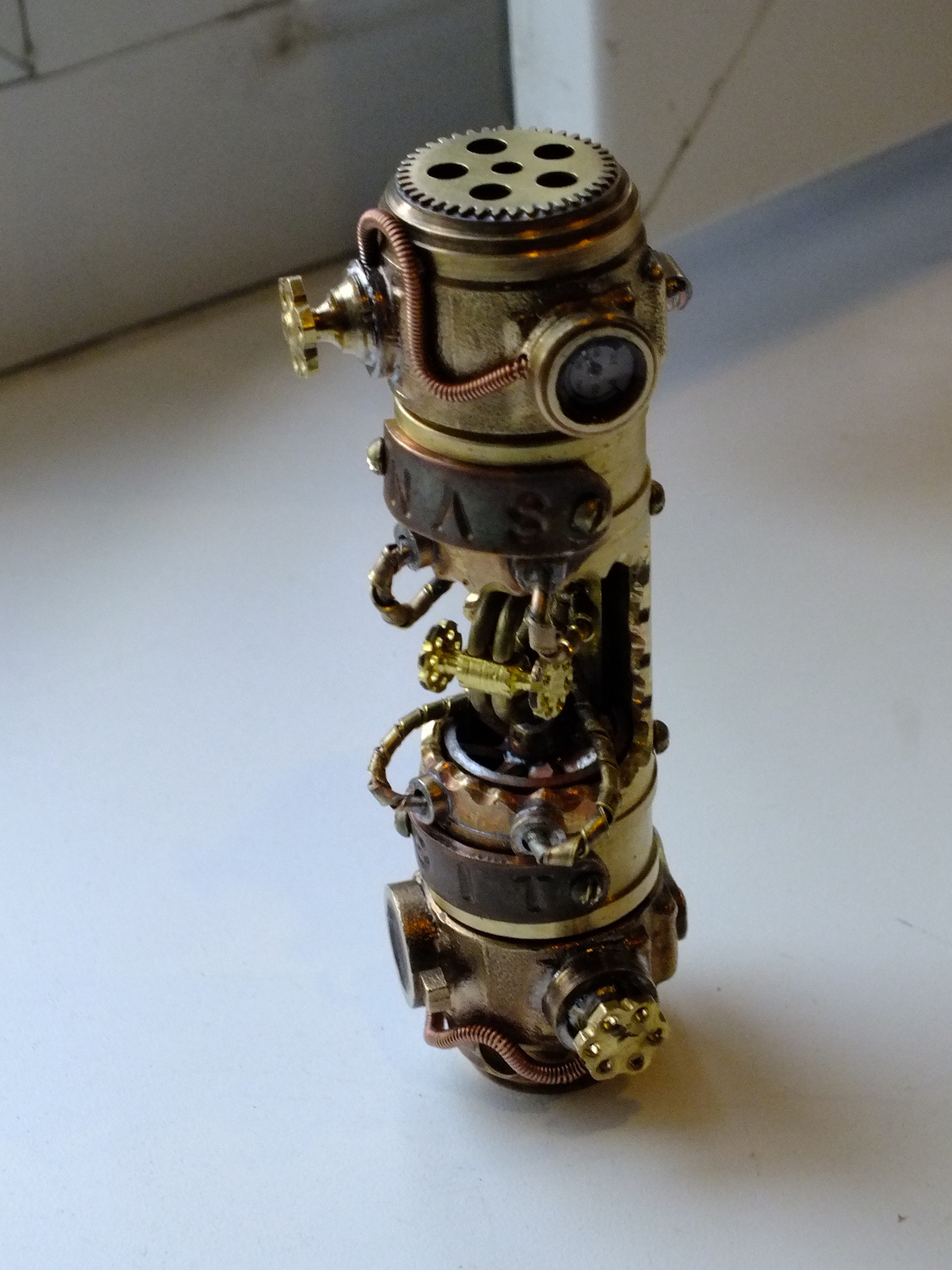 Double-sided flash drive steampunk style)) - My, Flash drives, , Steampunk flash drive, , , Video, Longpost