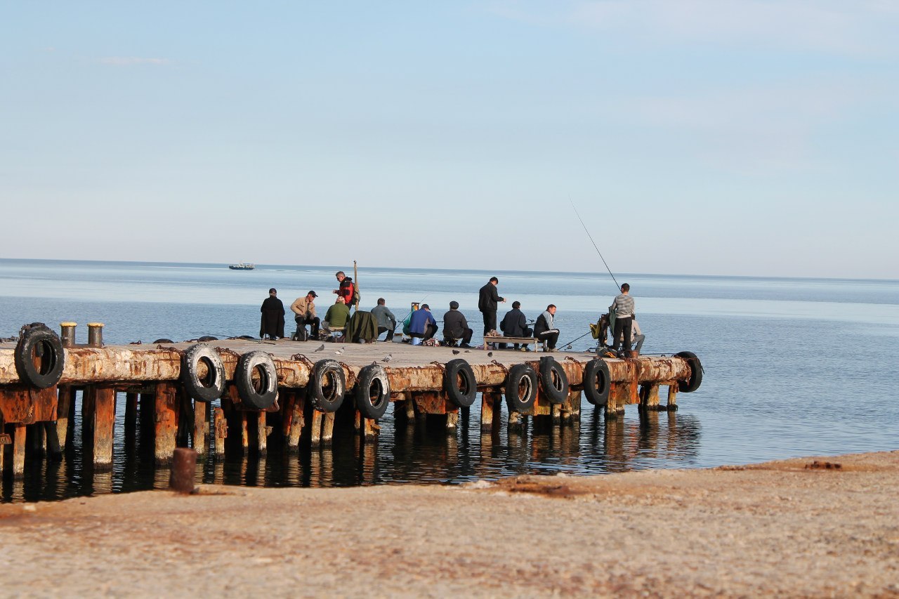 Shall we go fishing? - My, Crimea, Miskhor, Fishing, The photo, 