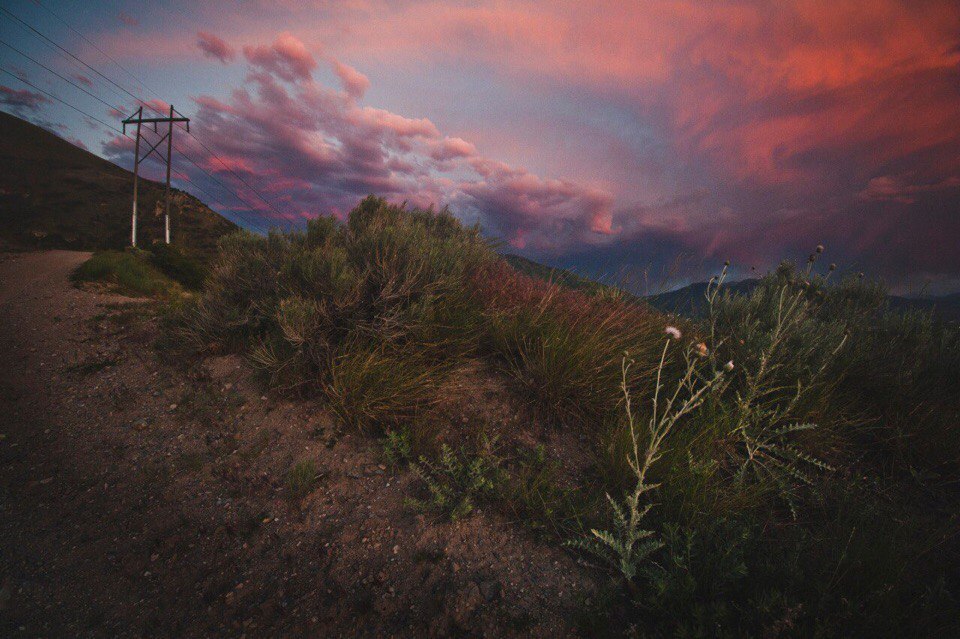 Summer sunset - The photo, Landscape, Summer, Sunset, Nature, beauty, Evening, Longpost