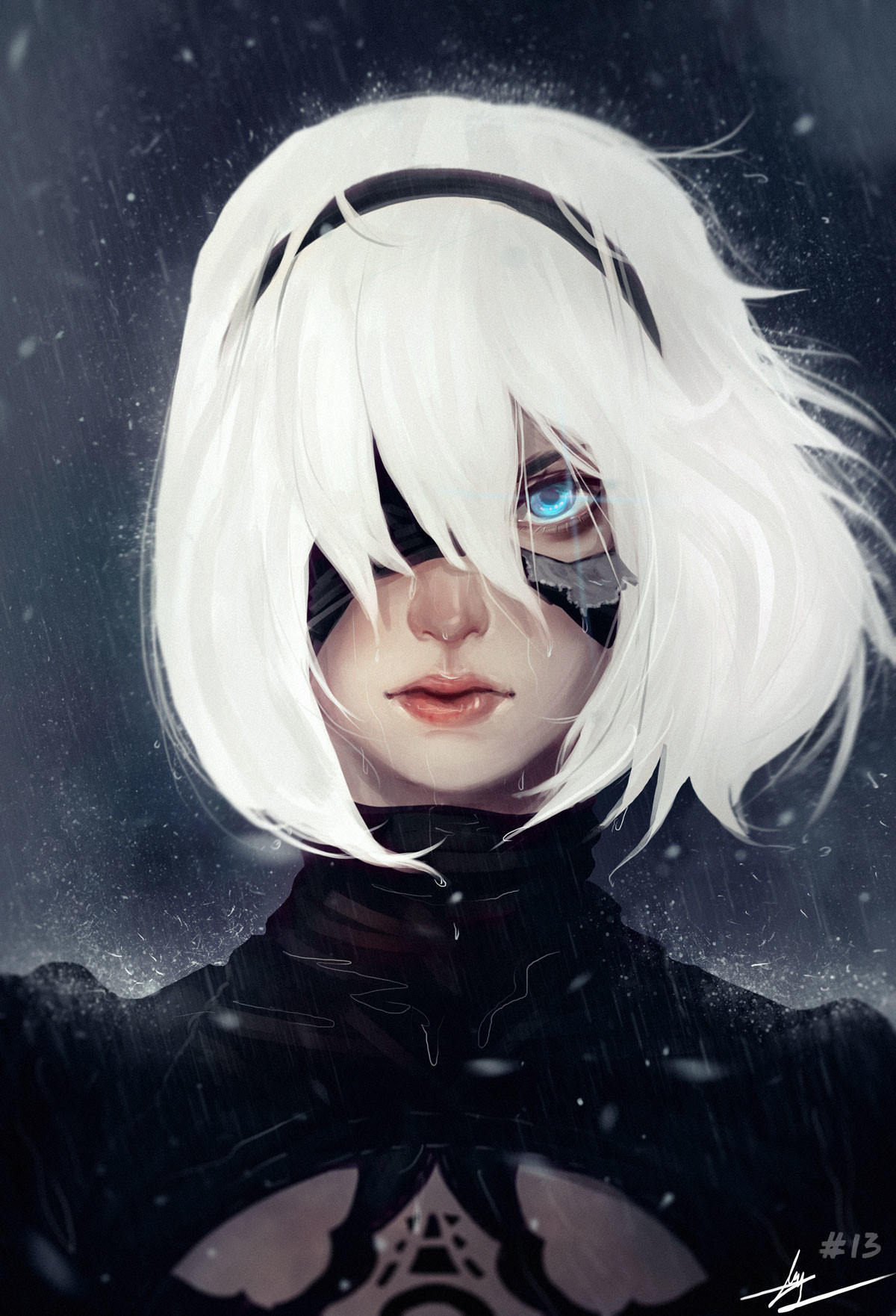 YoRHa № 2 тип B - Арт, Игры, NIER, NIER Automata, Yorha unit No 2 type B