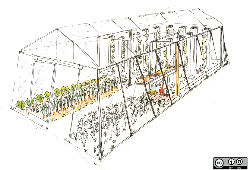 Solar greenhouse-aquaponics produces up to 400 kg of products per year - Greenhouse, Aquaponics, roof garden, Longpost