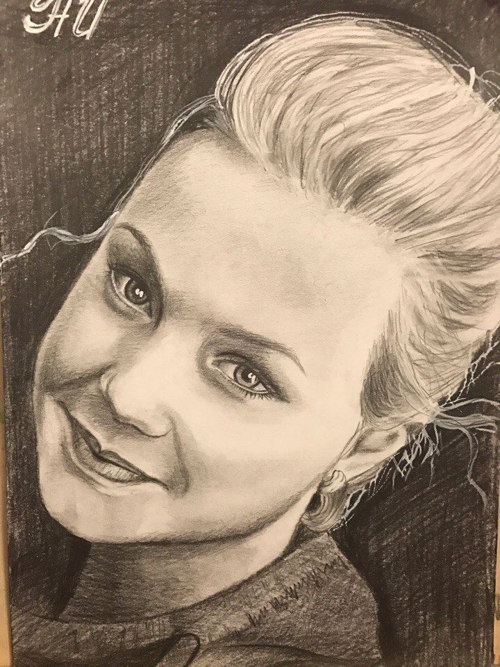 Portrait by photo - My, Creation, Artist, Drawing, Pencil drawing