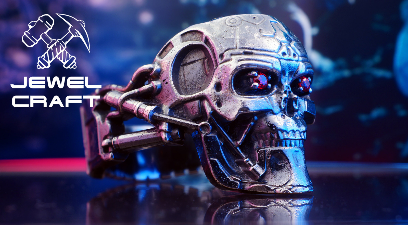 Ring «T-600» - My, Terminator, , , Ring, Jewelcrafting, Scull, , Craft