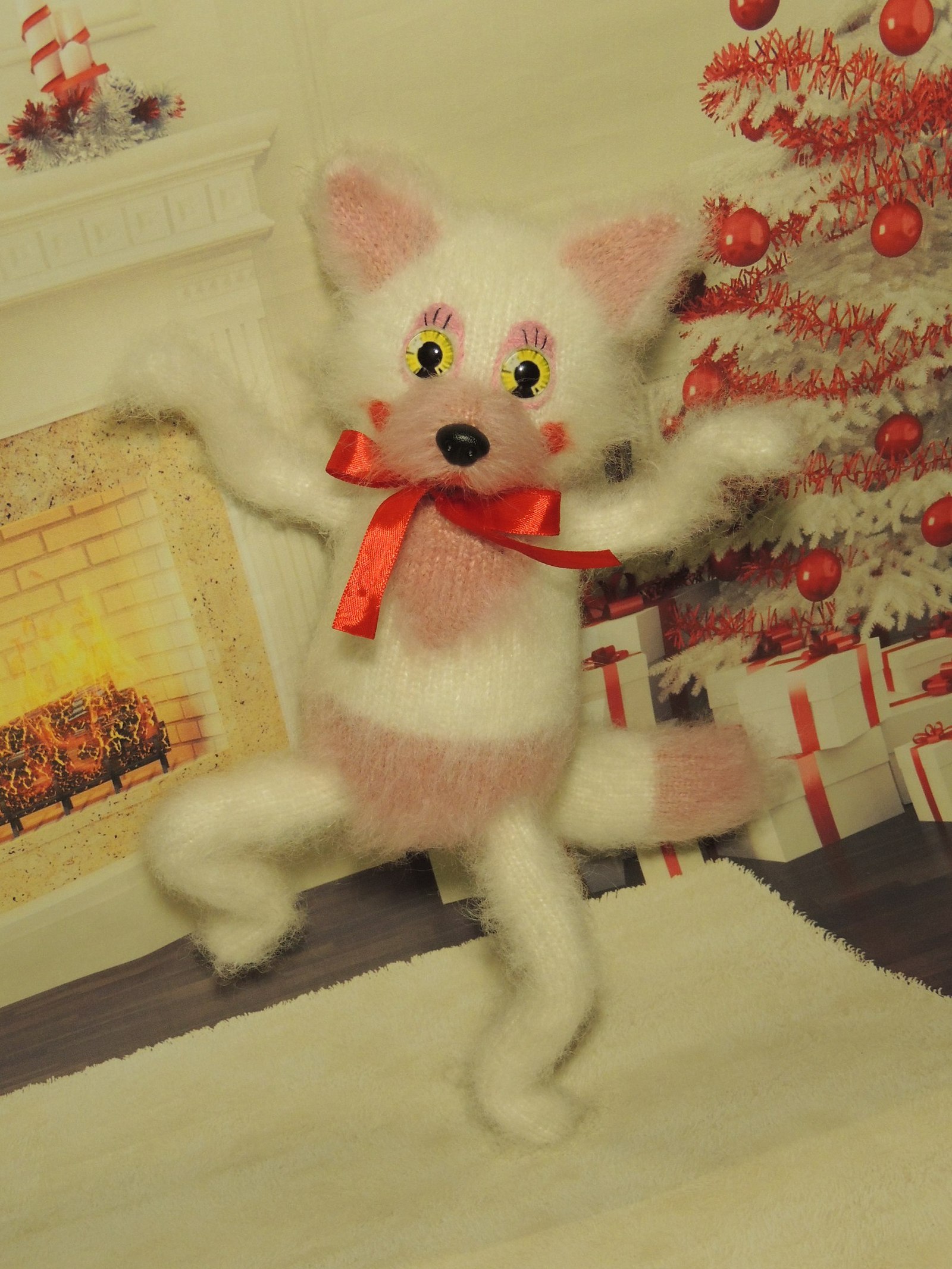 Knitted Mangle. - My, Knitting, , Mangle, Five nights at freddys, Needlework, Longpost