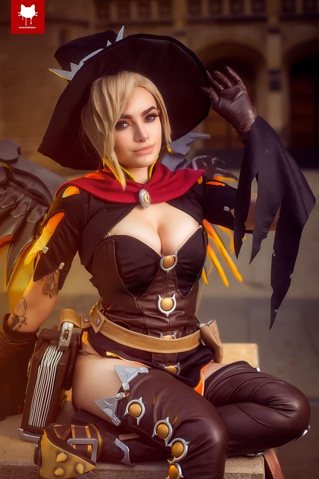 Witch Mercy - Косплей, Девушки, Overwatch, Mercy, Длиннопост, Sggp