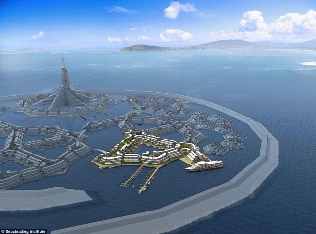 The construction of the world's first floating city will begin in 2019 - Unusual, City on the water, French Polynesia, Architecture, Video, Longpost