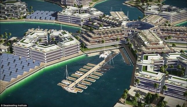 The construction of the world's first floating city will begin in 2019 - Unusual, City on the water, French Polynesia, Architecture, Video, Longpost