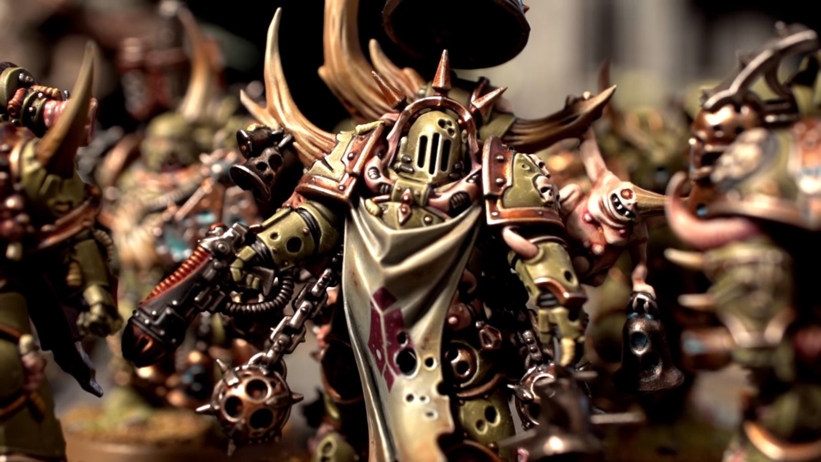 News from the Plague Planet! Death Guard and (probably) Mortarion! - Wh News, Warhammer 40k, Wh miniatures, Death guard, Chaos space marines, Video, Longpost, Translation