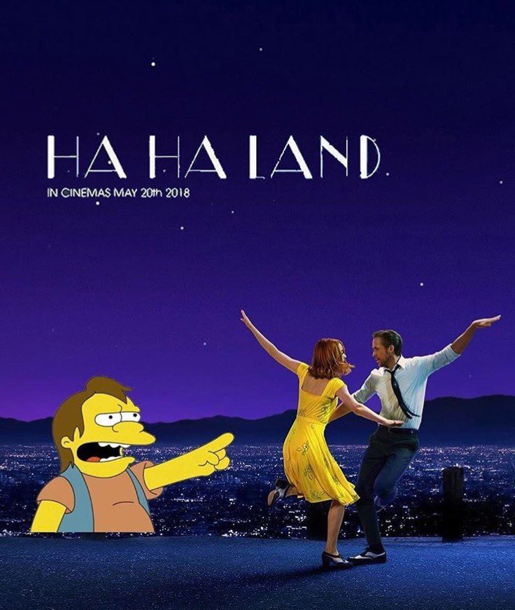 Ha-Ha Land - Movies, Humor, La La Land, , The Simpsons