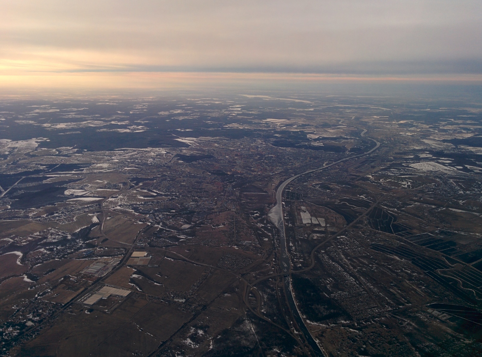 Dmitrov, Moscow region - My, Dmitrov, Dmitrovsky District, Moscow region, Sorochany, View from the plane, Moscow, Skiing, Longpost