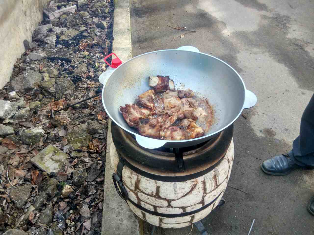 Плов в казане на тандыре - Моё, Плов, Казан, Тандыр, Кулинария, Длиннопост, Рецепт