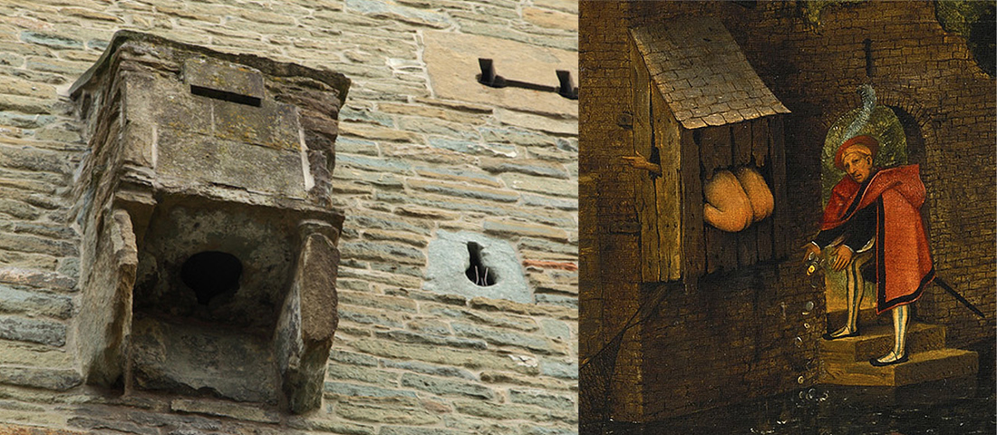 Туалеты в замках средневековья фото
