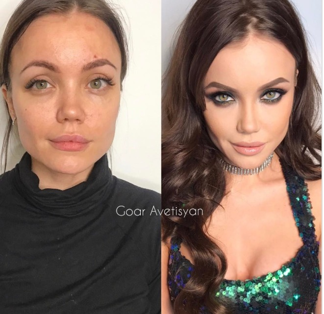 The work of this makeup artist looks like photoshop in reality - beauty, Visagiste, It Was-It Was, Photoshop in reality, Longpost