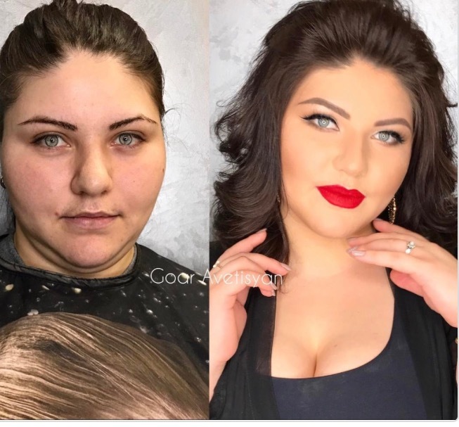 The work of this makeup artist looks like photoshop in reality - beauty, Visagiste, It Was-It Was, Photoshop in reality, Longpost