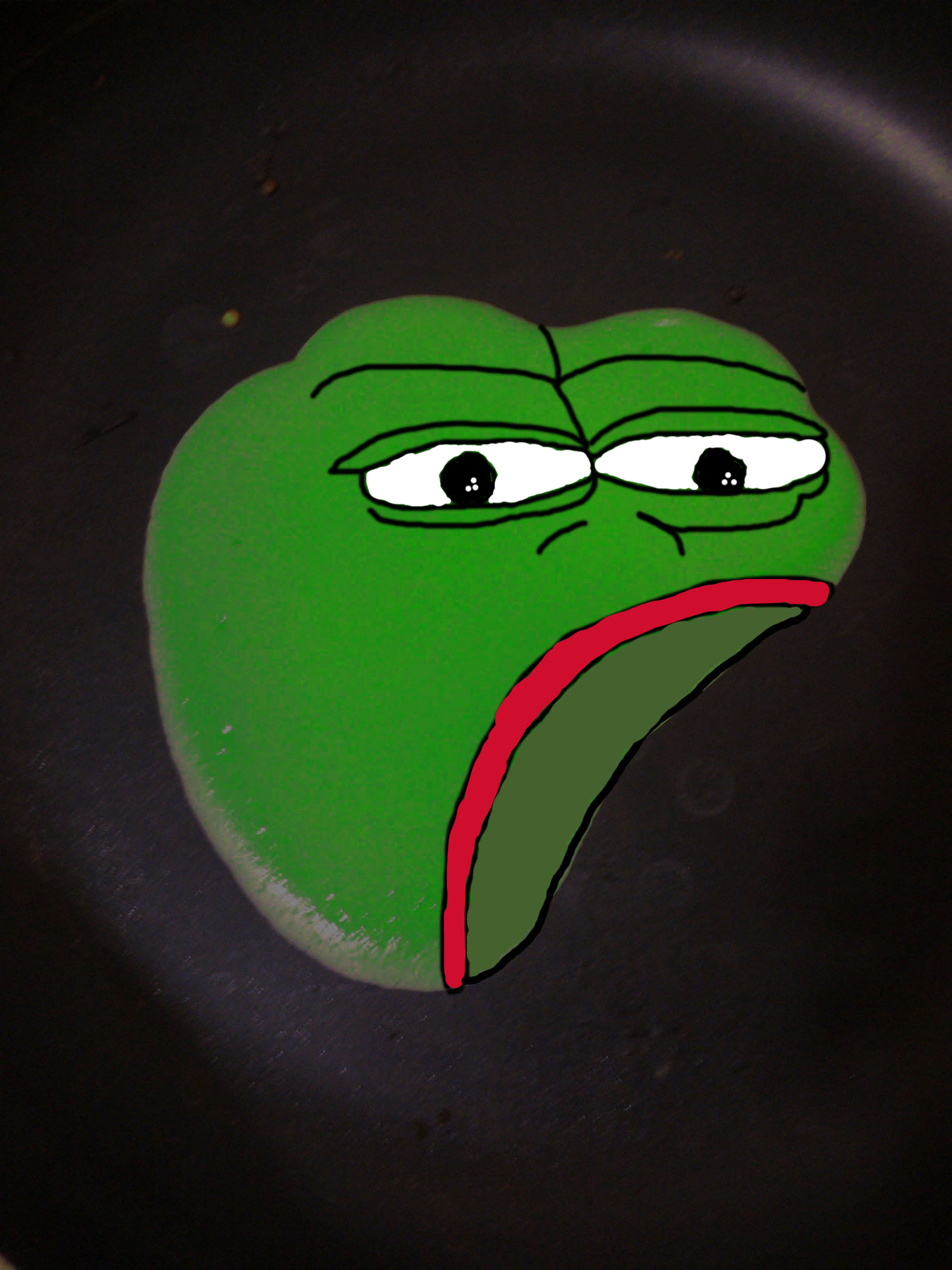 A pinch of addiction - Pepe, , Photoshop master, Longpost, Pancake