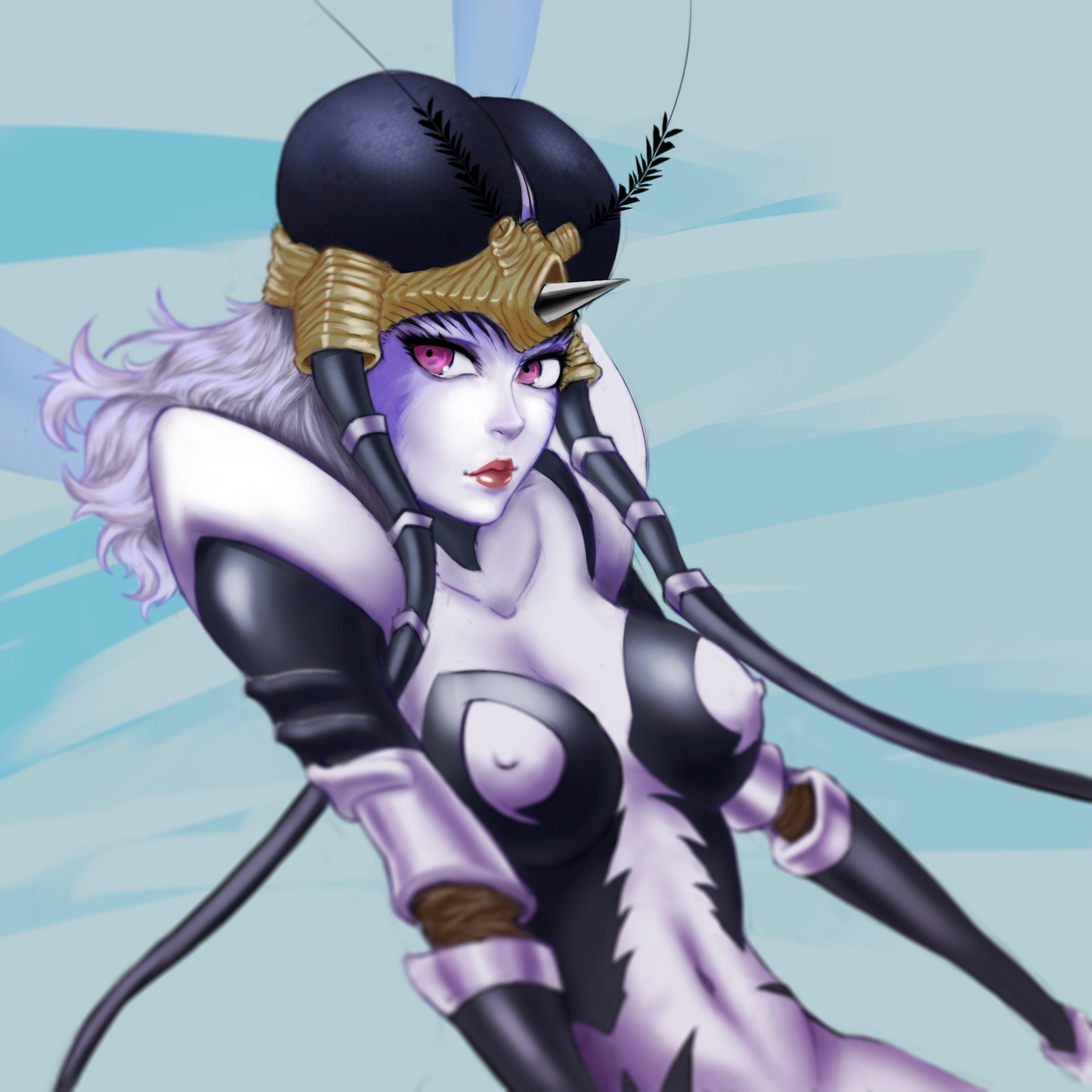 Baba mosquito - NSFW, My, Onepunchman, Anime art, Drawing, , Mosquito Girl