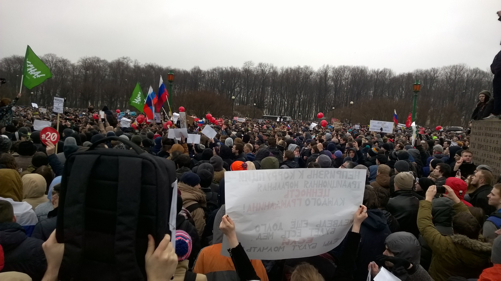 Митинг на Марсовом поле 26.03 - Моё, Марсово поле, Митинг, Политика, Клемлеботы, Он вам не димон, Проверка на минусы, Санкт-Петербург