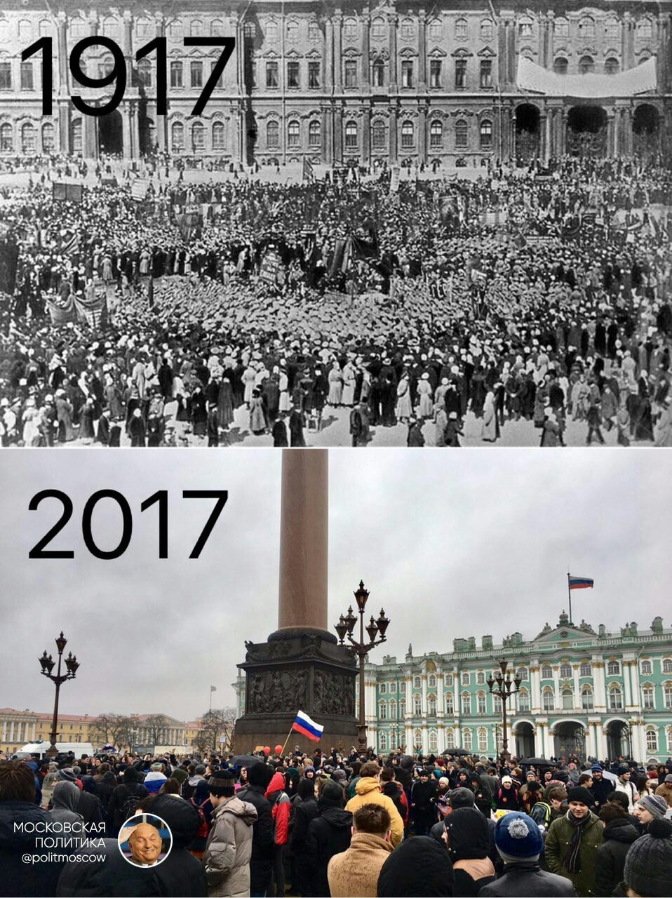 There is a tradition in St. Petersburg... - Saint Petersburg, Traditions, Politics, Rally, Alexey Navalny, 2017, 1917