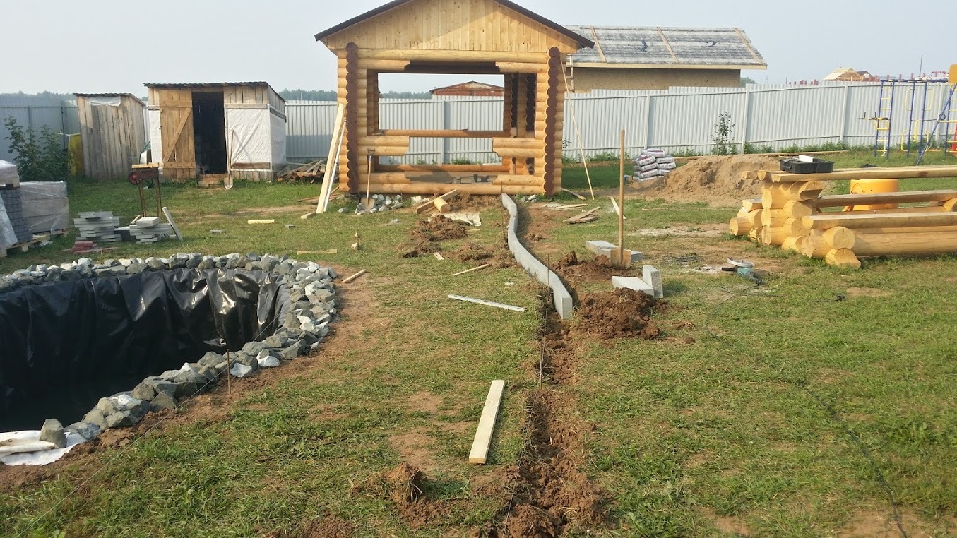 Paving on the summer cottage, laying on the sand - My, Paving stones, Building, Beautification, Paving, Longpost