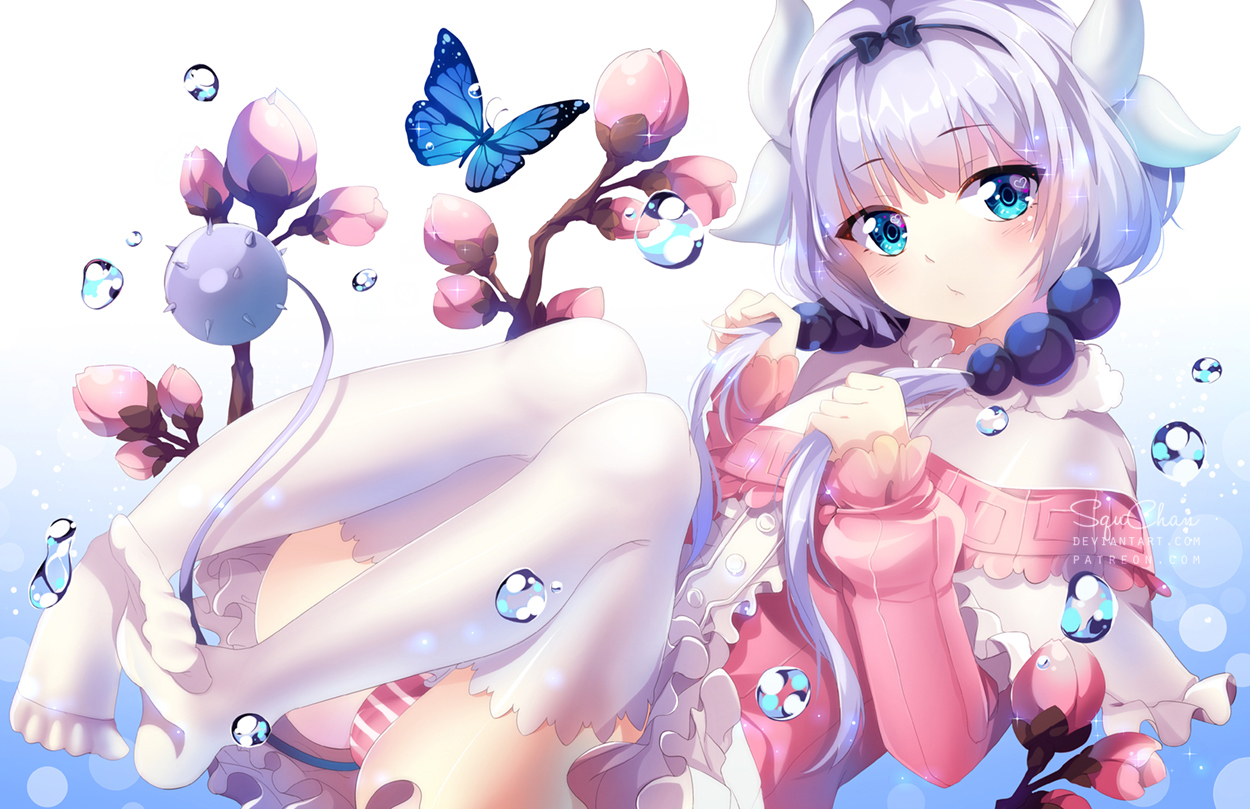 Kanna Kamui - Anime Art, Аниме, Kanna Kamui, Kobayashi-San chi no maidragon