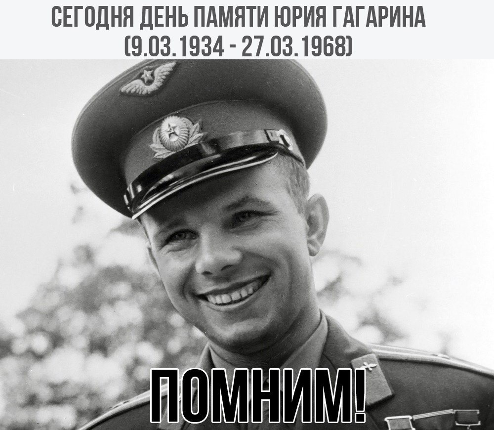 Memorial Day of Yuri Gagarin - Yuri Gagarin, Day of Remembrance