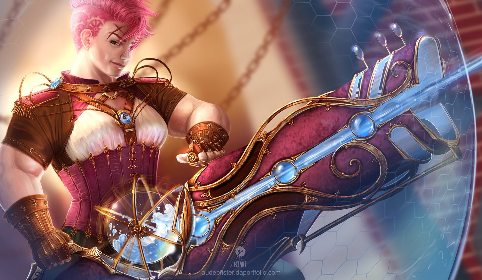 Eh, such a skin would be in the game ... - Overwatch, Zarya, Deviantart