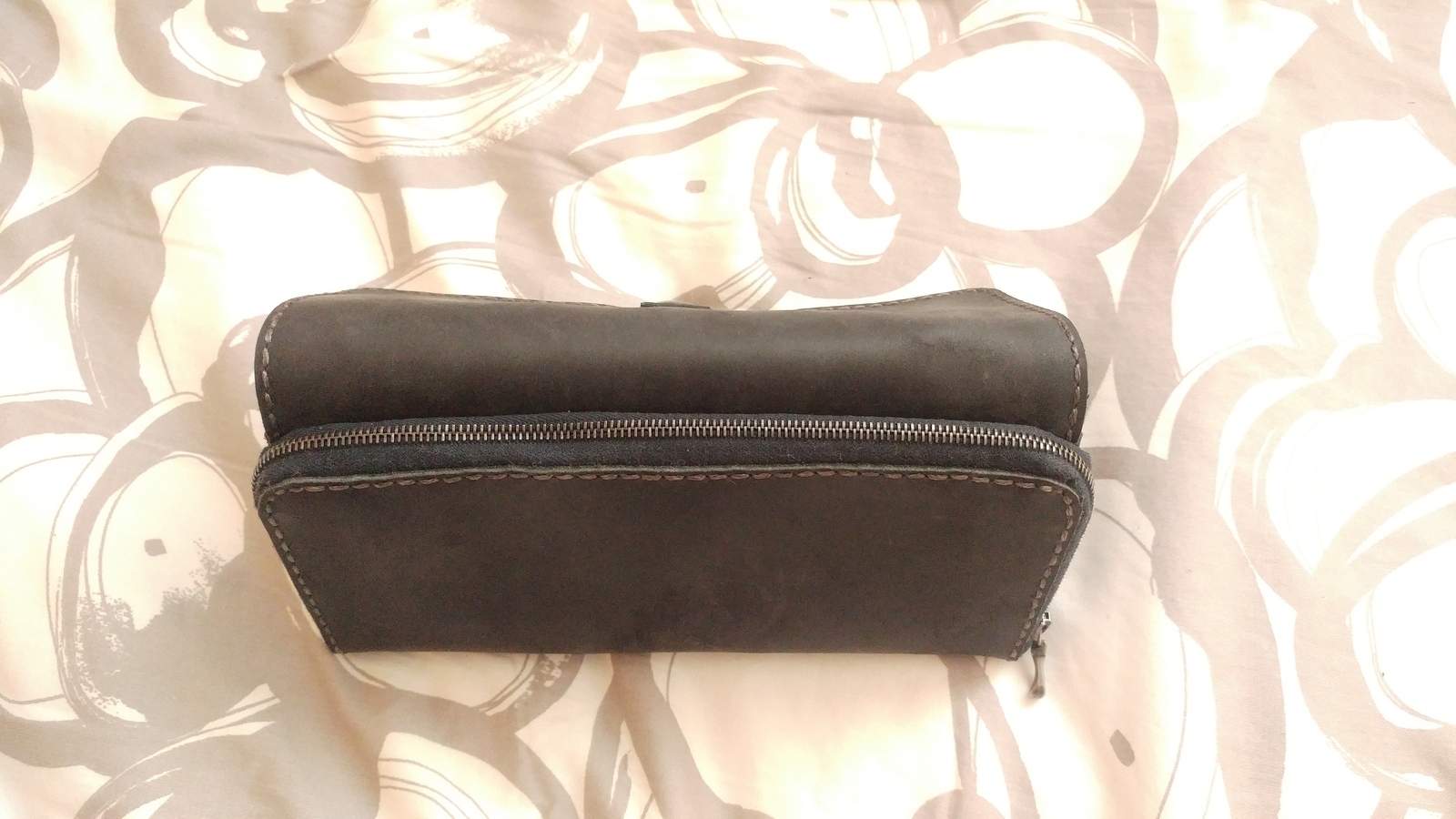 Women's wallet. - My, Leather, Wallet, Handmade, Presents, Longpost