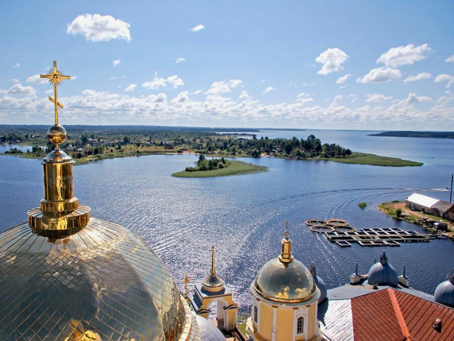 Nilo-Stolobenskaya Hermitage, Lake Seliger - Longpost, Tver region, Monastery, The photo, Locality