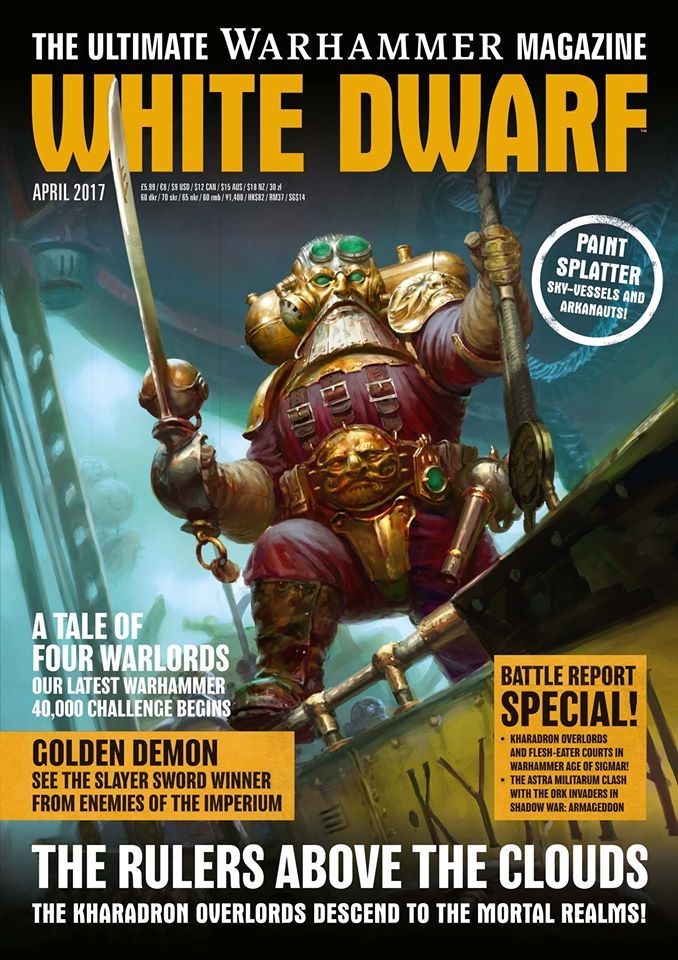 The April issue of White Dwarf is dedicated to the Kharadron Lords. - Warhammer: age of sigmar, Warhammer, White dwarf, Kharadron Overlords, , Wh miniatures, Longpost, John Blanche