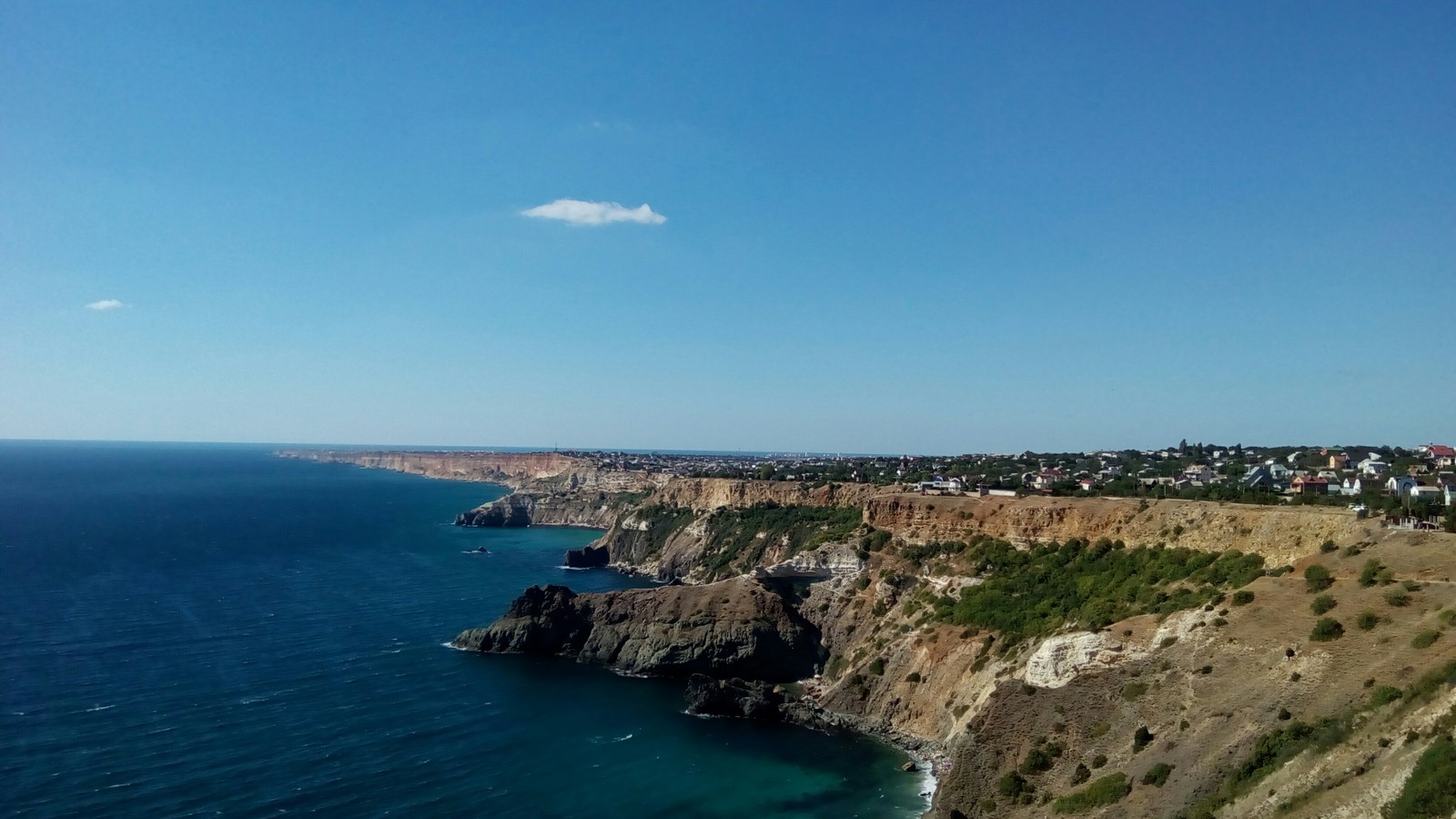 To not be so sad to look out the window - My, Crimea, Cape Fiolent, Summer, Sea, The mountains, Abandoned, Longpost