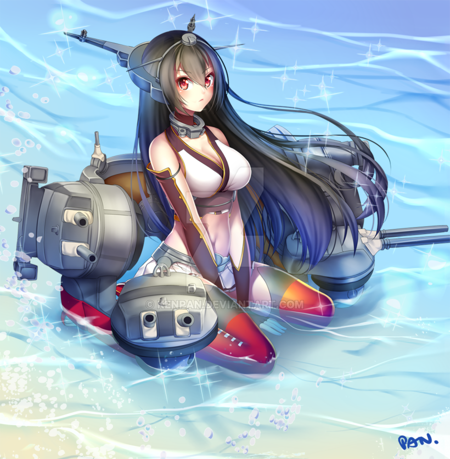 Nagato - Anime, Anime art, Nagato, Kantai collection