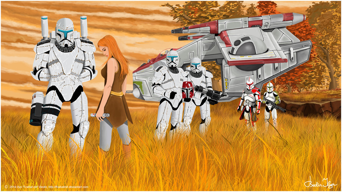 Another selection of arts on the theme of our favorite commandos - Star Wars, Art, Longpost